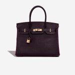 Hermès Birkin 30 Raisin-RosePourpre Front  | Sell your designer bag on Saclab.com