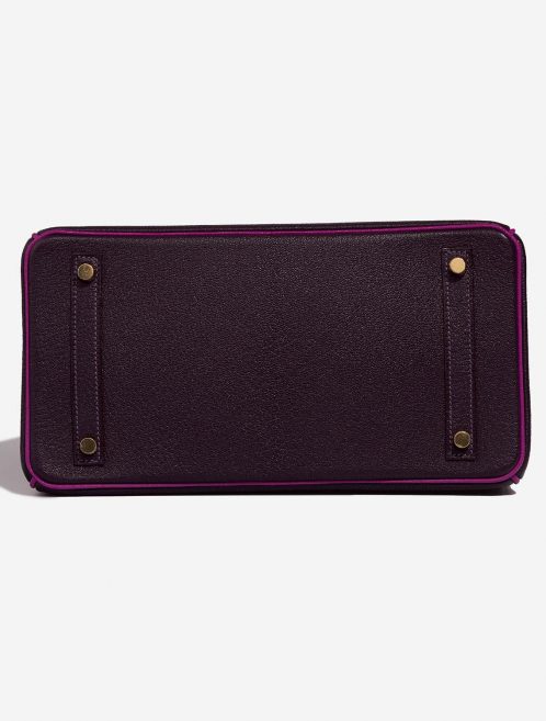 Hermès Birkin 30 Raisin-RosePourpre Bottom  | Sell your designer bag on Saclab.com