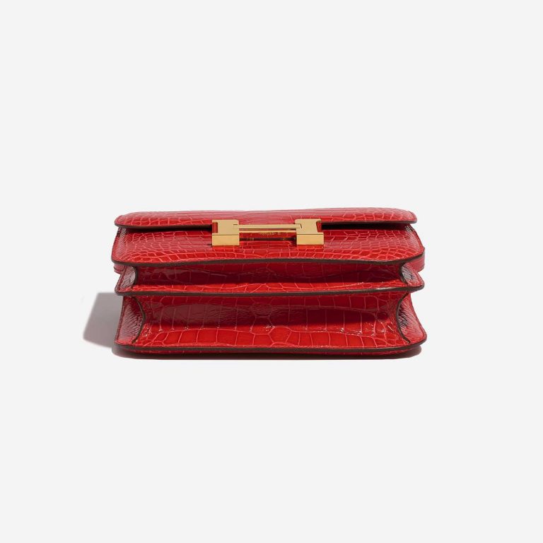 Hermès Constance 18 RougeDeCoeur 8BTM S | Sell your designer bag on Saclab.com