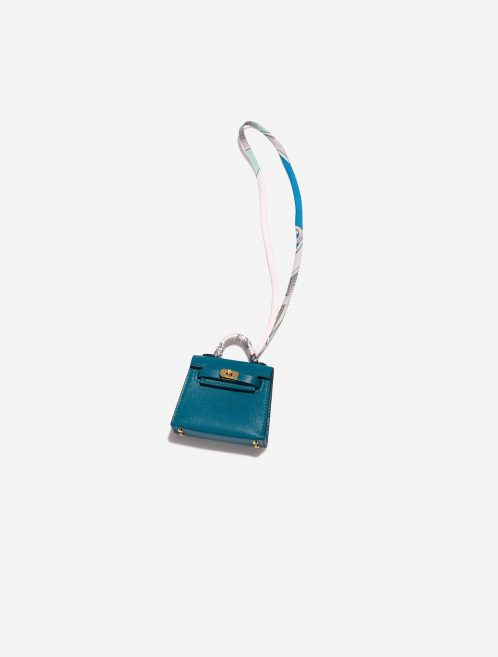 Pre-owned Hermès bag Kelly Twilly Tadelakt Blue Izmir | Sell your designer bag on Saclab.com