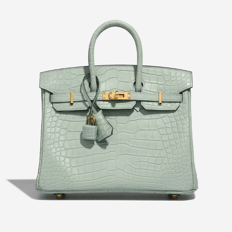 Hermès Birkin 25 VertD'Eau Front  | Sell your designer bag on Saclab.com