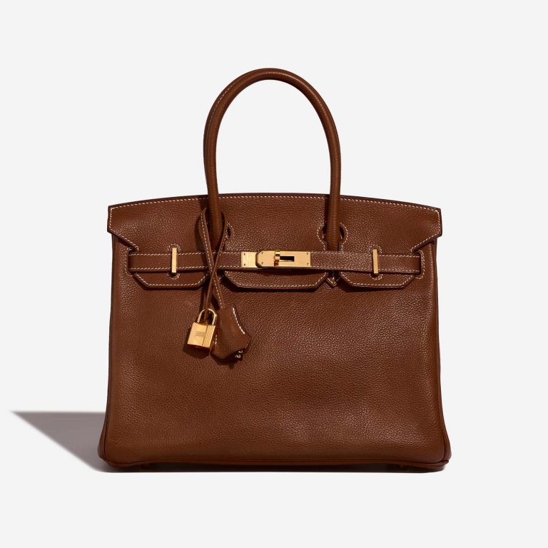 Hermès Birkin 30 Fauve Front  | Sell your designer bag on Saclab.com