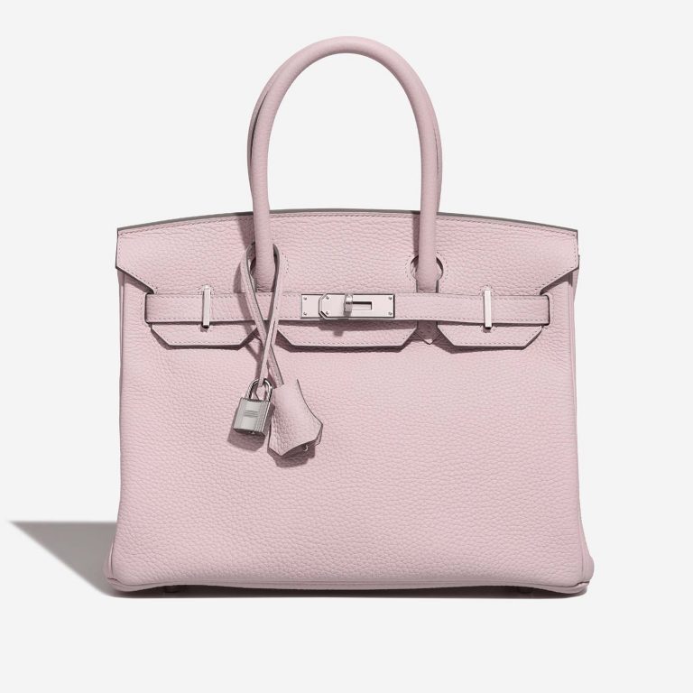 Hermès Birkin 30 MauvePale Front  | Sell your designer bag on Saclab.com