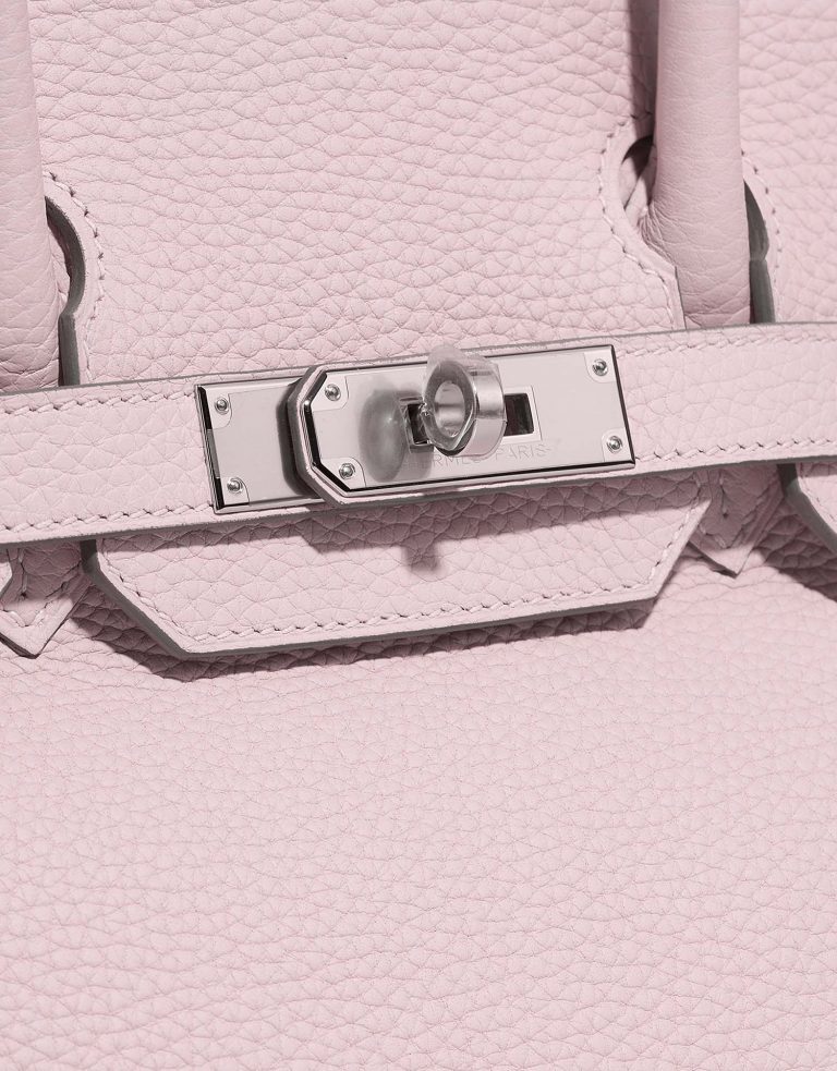 Hermès Birkin 30 MauvePale Closing System  | Sell your designer bag on Saclab.com