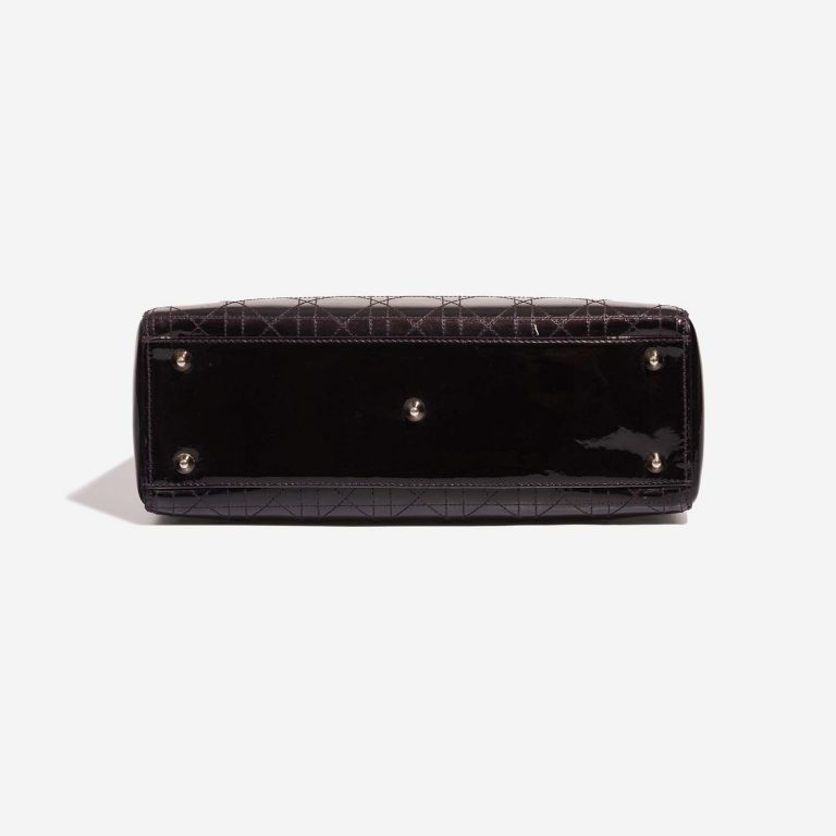 Dior Lady Large DarkPurple Bottom  | Sell your designer bag on Saclab.com