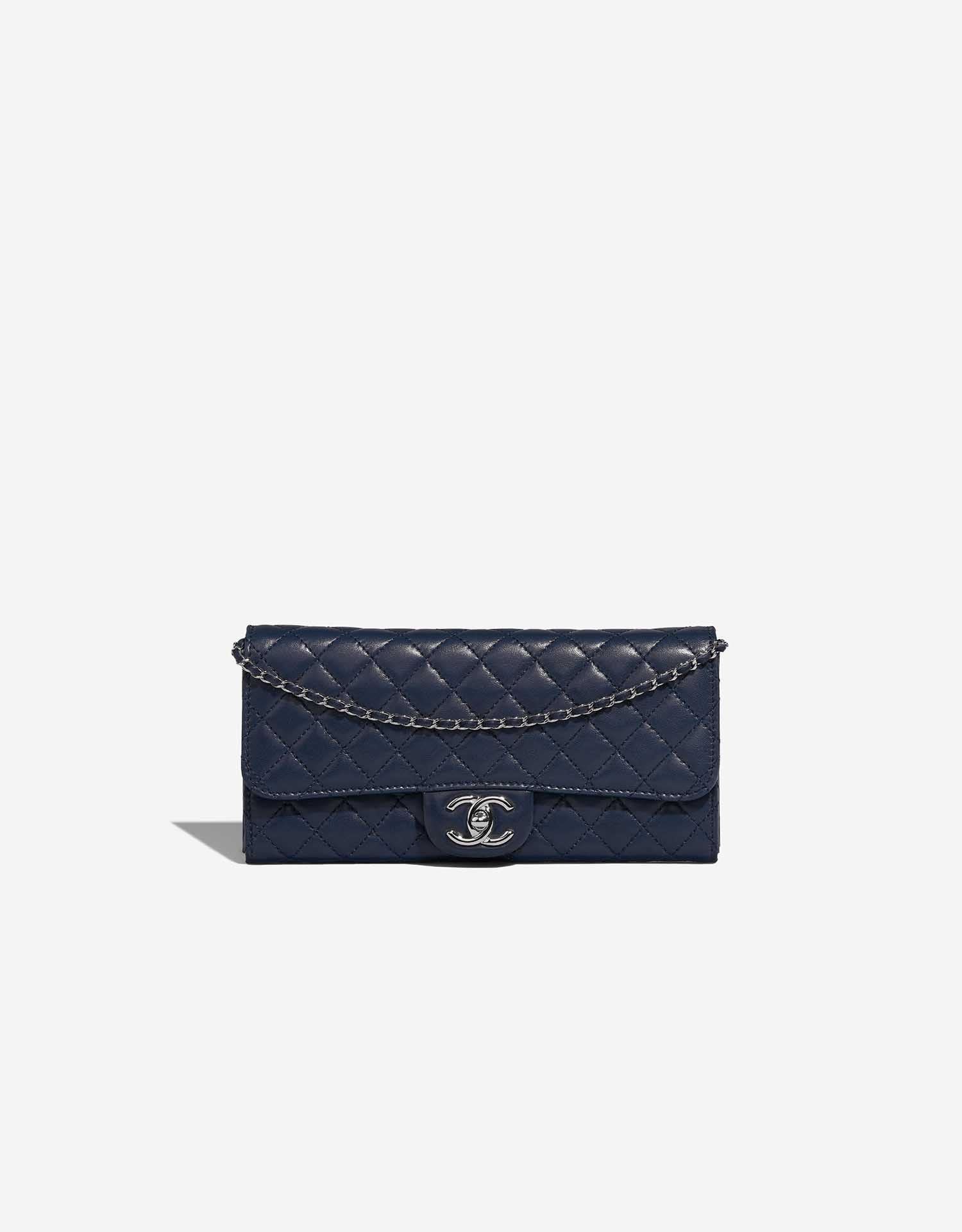 Chanel Timeless Medium Lamb Dark Blue | SACLÀB