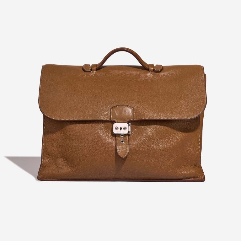 Hermès Depeche 40 Gold 2F S | Sell your designer bag on Saclab.com