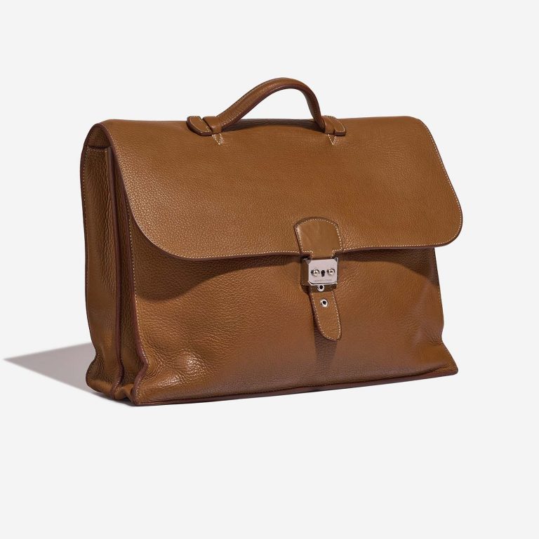 Hermès Depeche 40 Gold 6SF S | Sell your designer bag on Saclab.com