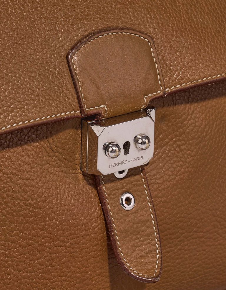 Hermès Depeche 40 Gold Closing System  | Sell your designer bag on Saclab.com