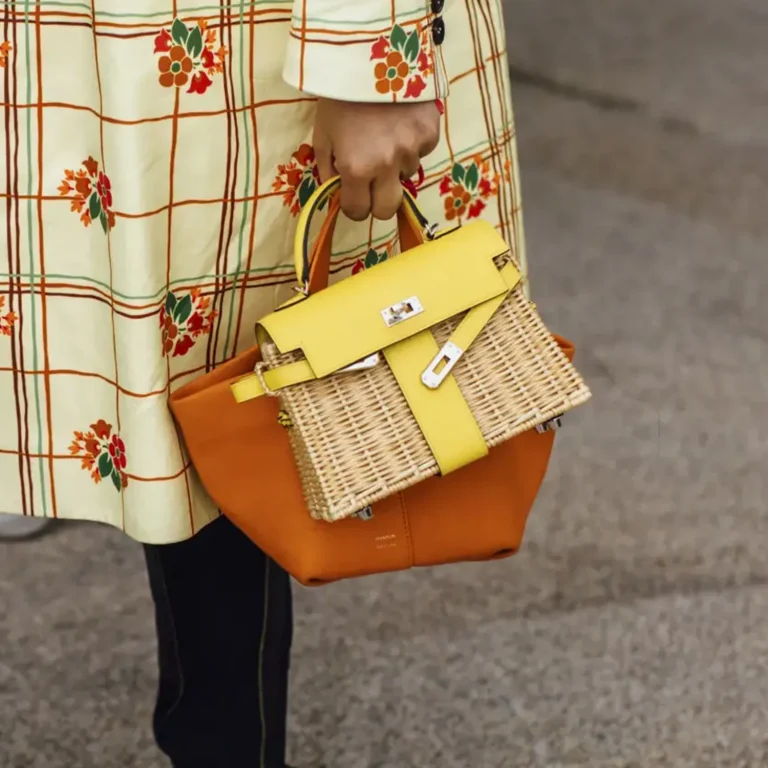 A Kelly Picnic in Jaune de Naples. Image: Launchmetrics Spotlight