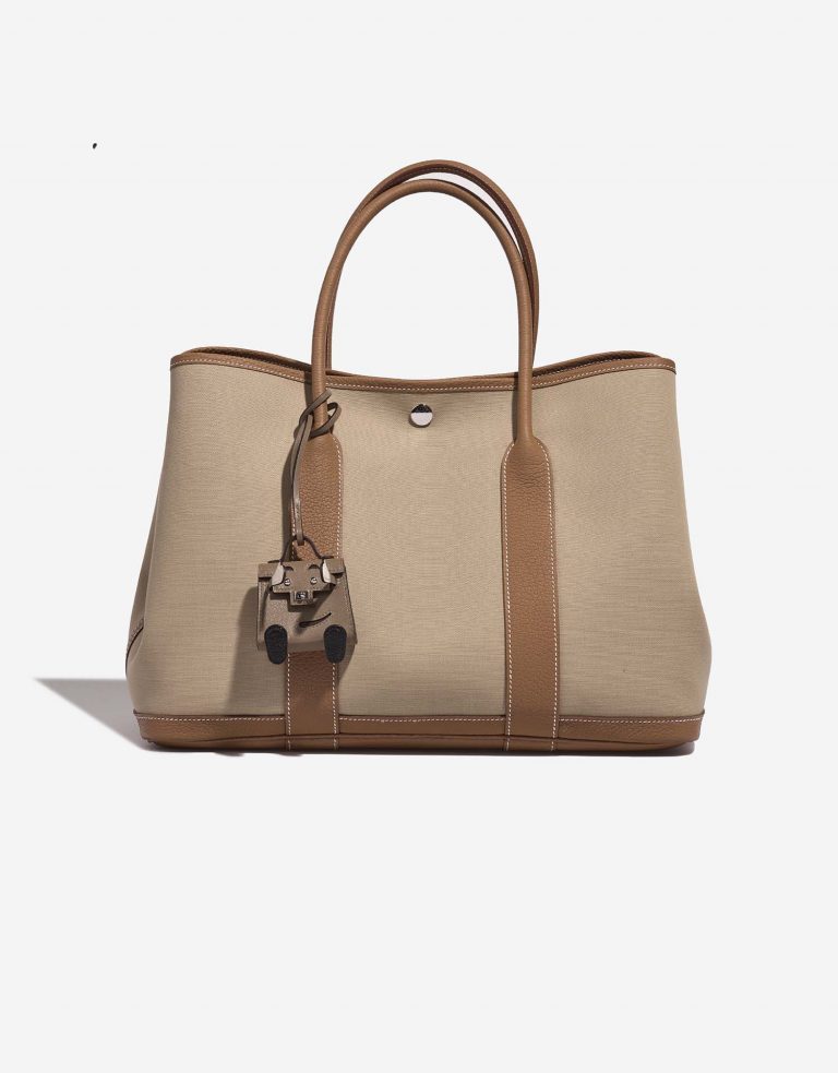 Pre-owned Hermès bag Kelly Doll Bag Charm Swift Étoupe Brown | Sell your designer bag on Saclab.com
