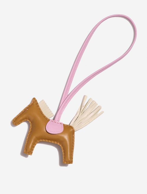 Hermès Rodeo PM sesame-craie-mauvesylvestre Front  | Sell your designer bag on Saclab.com