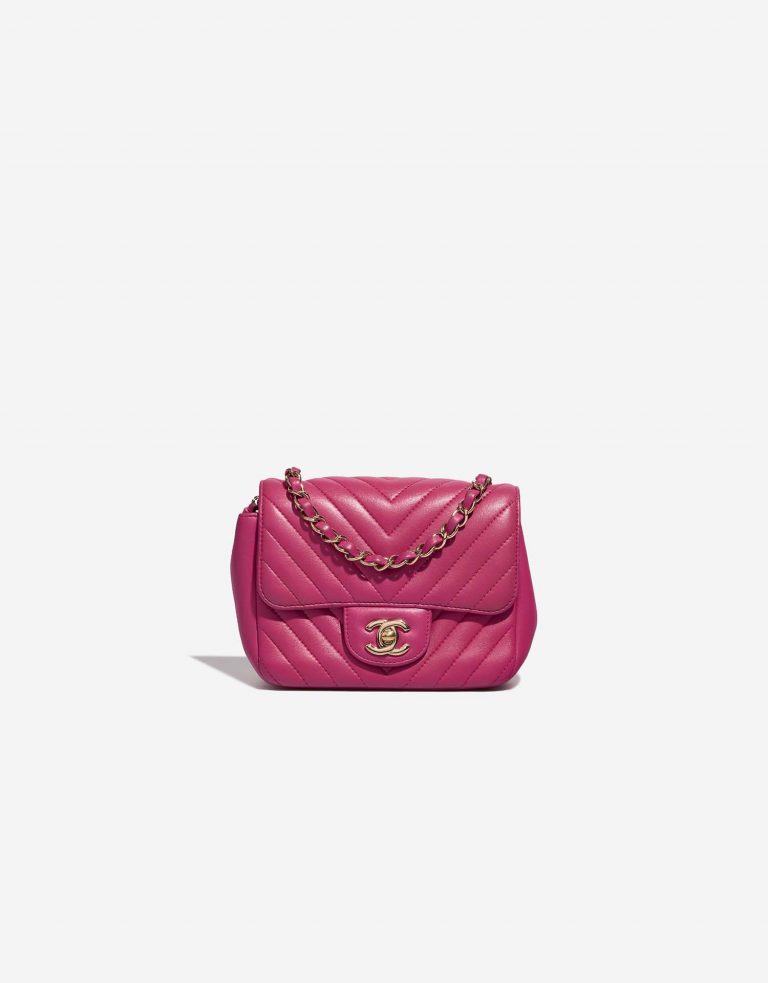 Chanel Timeless MiniRectangular Pink Front  | Sell your designer bag on Saclab.com