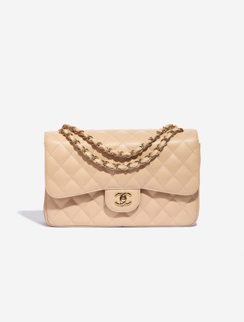 Chanel Timeless Jumbo Beige Front  | Sell your designer bag on Saclab.com