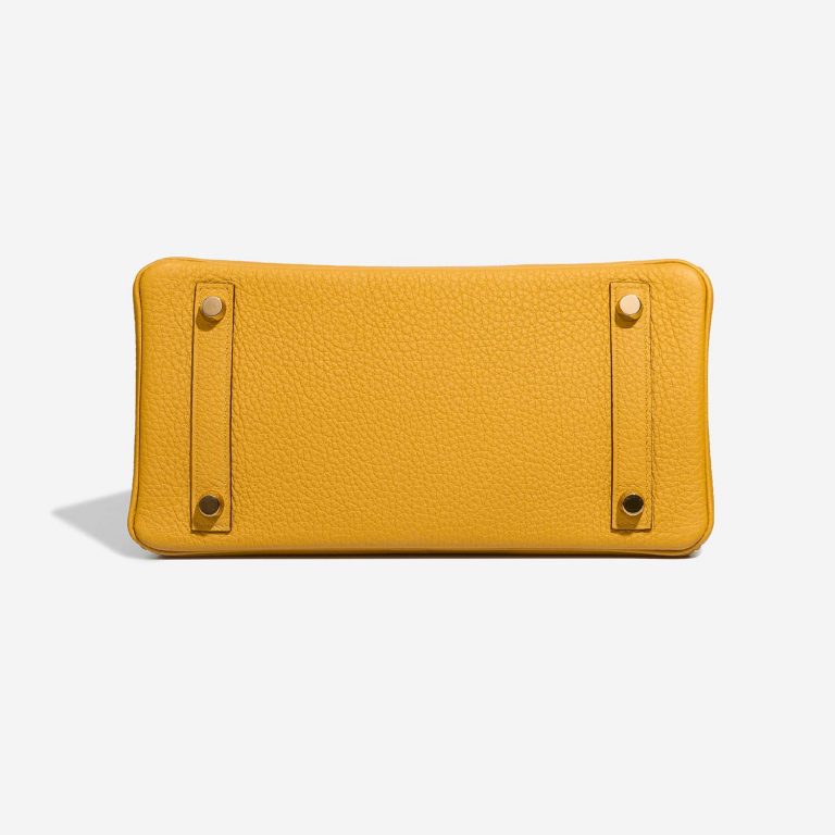 Hermès Birkin 25 JauneAmbre Bottom  | Sell your designer bag on Saclab.com