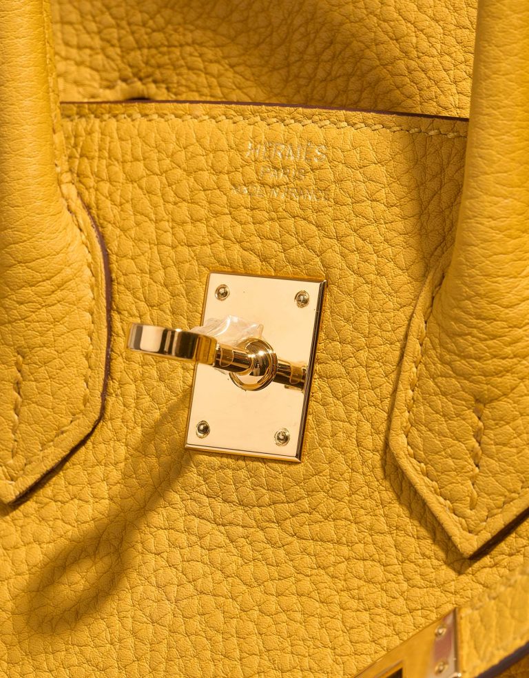 Hermès Birkin 25 JauneAmbre Logo  | Sell your designer bag on Saclab.com