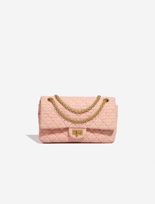 Chanel 2.55 Reissue 225 Tweed Pink Front | Sell your designer bag