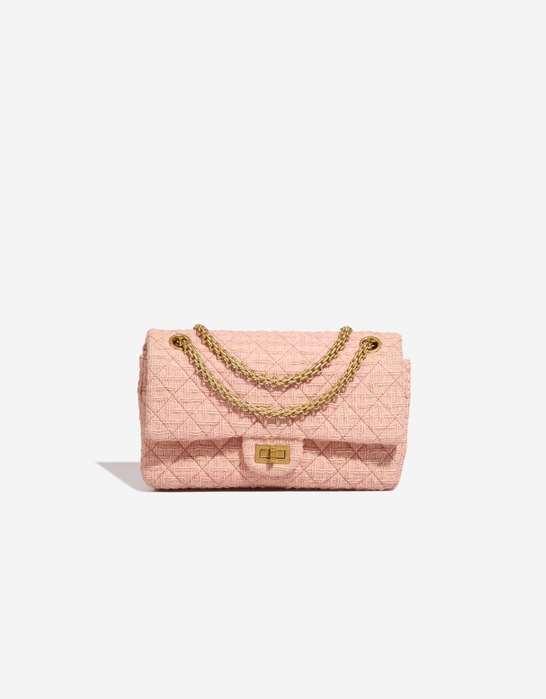 Chanel 2.55 Reissue 225 Tweed Pink Front | Sell your designer bag