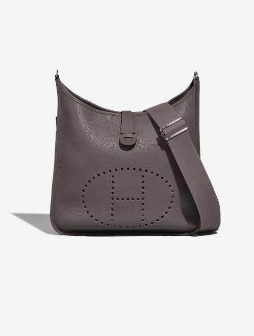 Hermès Evelyne 33 GrisEtain Front  | Sell your designer bag on Saclab.com