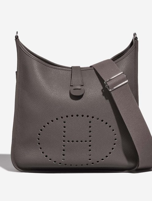 Hermès Evelyne 33 GrisEtain Front  | Sell your designer bag on Saclab.com