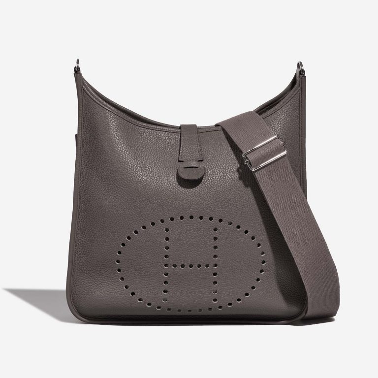Hermès Evelyne 33 GrisEtain Front  | Sell your designer bag on Saclab.com