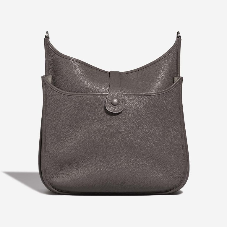 Hermès Evelyne 33 GrisEtain Back  | Sell your designer bag on Saclab.com