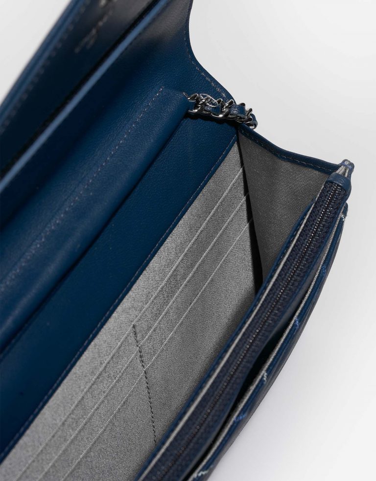 Chanel WalletOnChain Blue Inside  | Sell your designer bag on Saclab.com