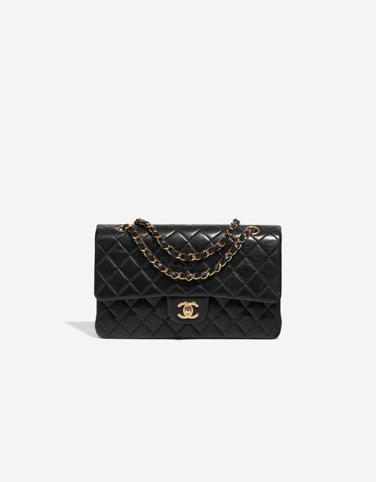 Chanel Timeless Medium Black Front  | Sell your designer bag on Saclab.com