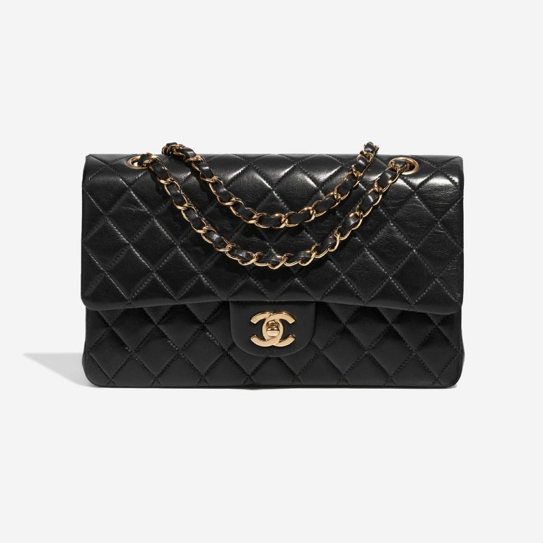Chanel Timeless Medium Black Front  | Sell your designer bag on Saclab.com