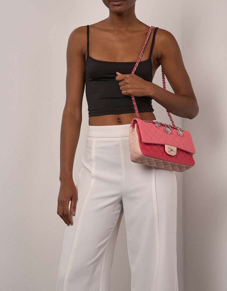 Chanel Timeless Medium Pink Front  | Sell your designer bag on Saclab.com