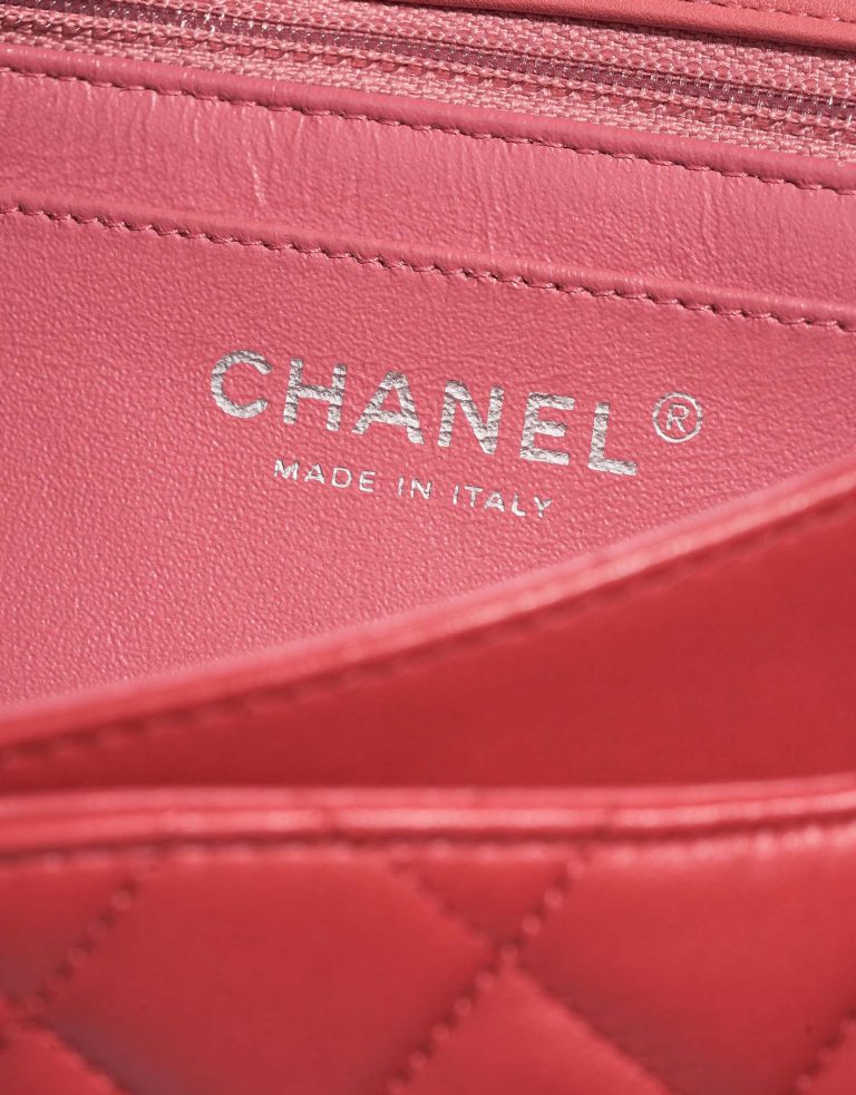 Chanel Timeless Medium Pink Logo  | Sell your designer bag on Saclab.com