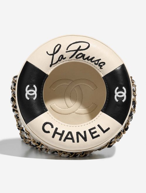 Chanel Cruise19LaPausaLifeSaverRound Black-White 2F S | Sell your designer bag on Saclab.com