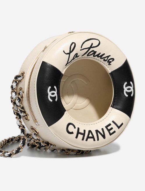 Chanel Cruise19LaPausaLifeSaverRound Black-White 6SF S | Sell your designer bag on Saclab.com