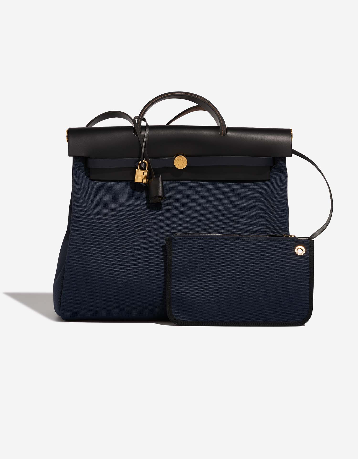 NEW HERMES◆HERBAG ZIP 39 BLACK & BLUE BRIGHTON◆ Hermes Herbag Zip 39 REVIEW: The Poor Man's Kelly 🤔 - YouTube
