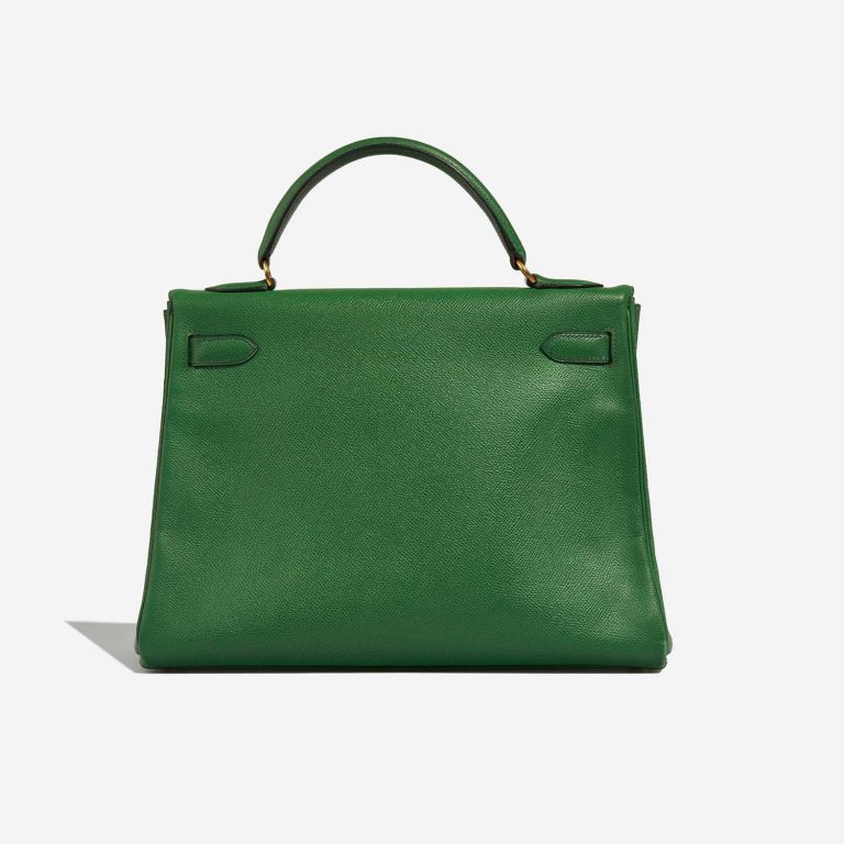 Hermès Kelly 32 VertBengale Back  | Sell your designer bag on Saclab.com