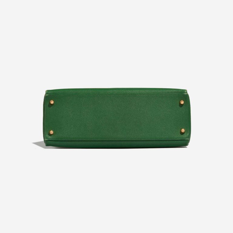 Hermès Kelly 32 VertBengale Bottom  | Sell your designer bag on Saclab.com
