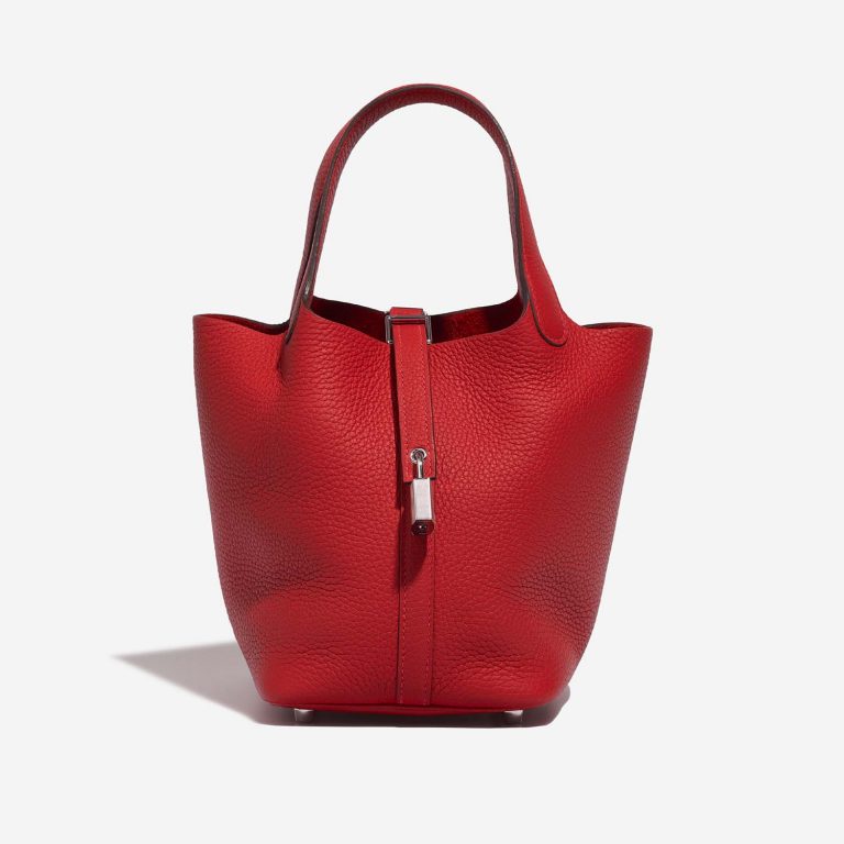Hermès Picotin 18 RougeCasaque Front  | Sell your designer bag on Saclab.com