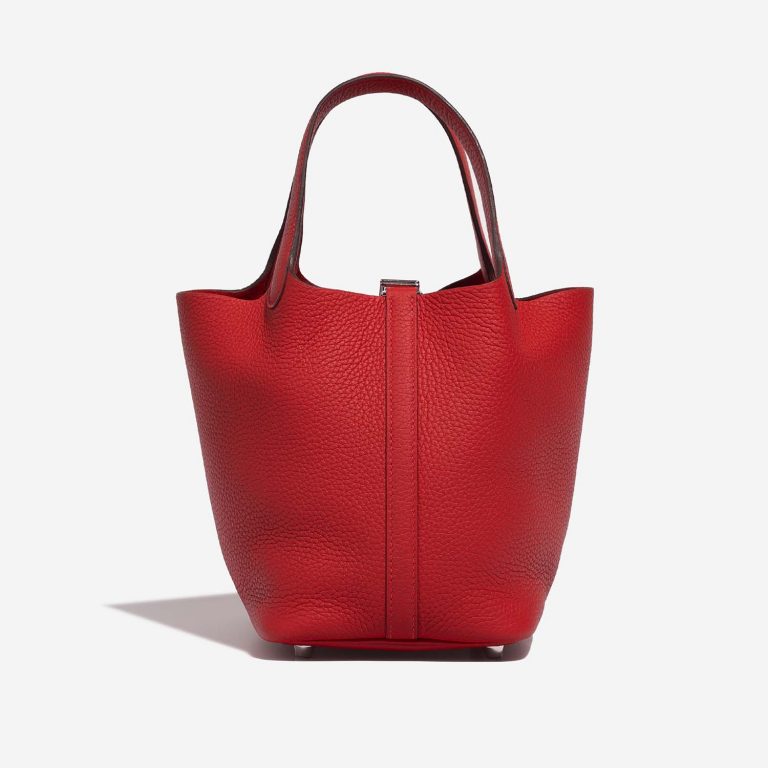 Hermès Picotin 18 RougeCasaque Back  | Sell your designer bag on Saclab.com