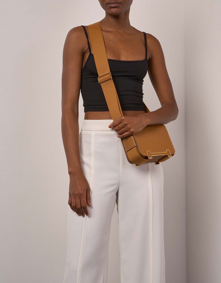 Hermès Geta one size Caramel 1M | Sell your designer bag on Saclab.com