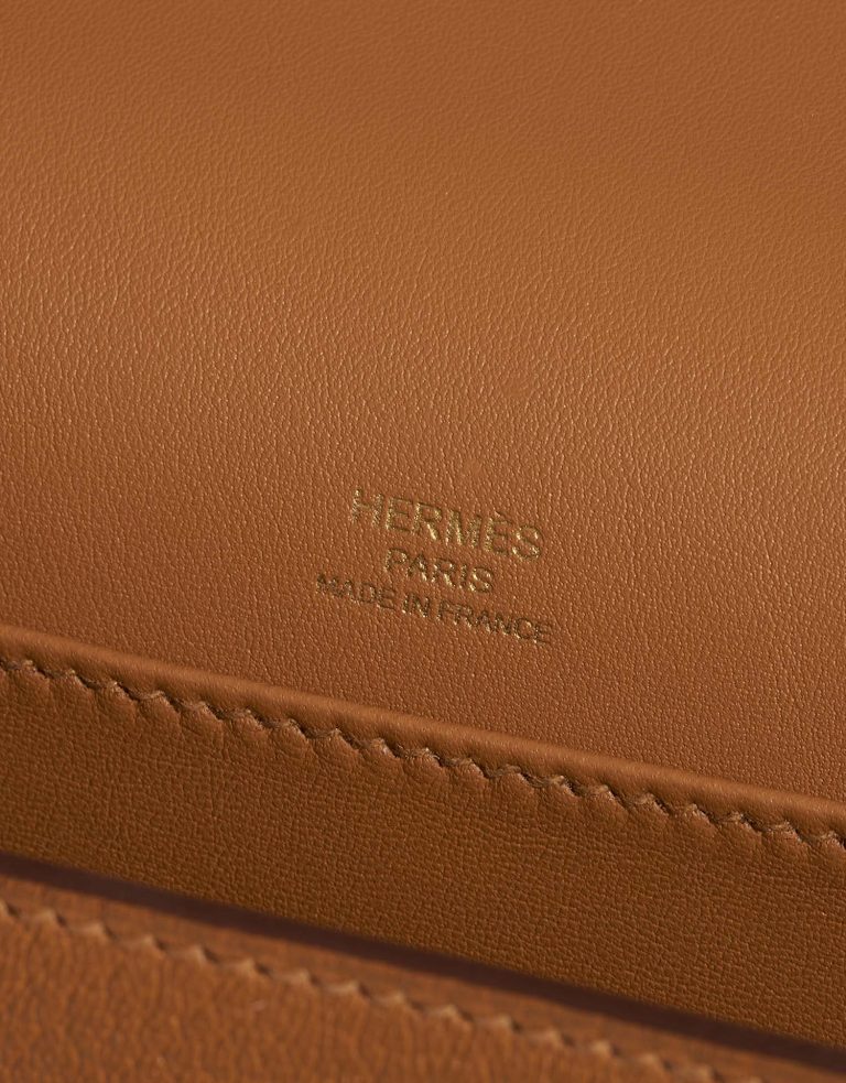 Hermès Geta one size Caramel Logo  | Sell your designer bag on Saclab.com