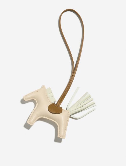 Hermès Rodeo PM Craie-VertFizz-Kraft Front  | Sell your designer bag on Saclab.com