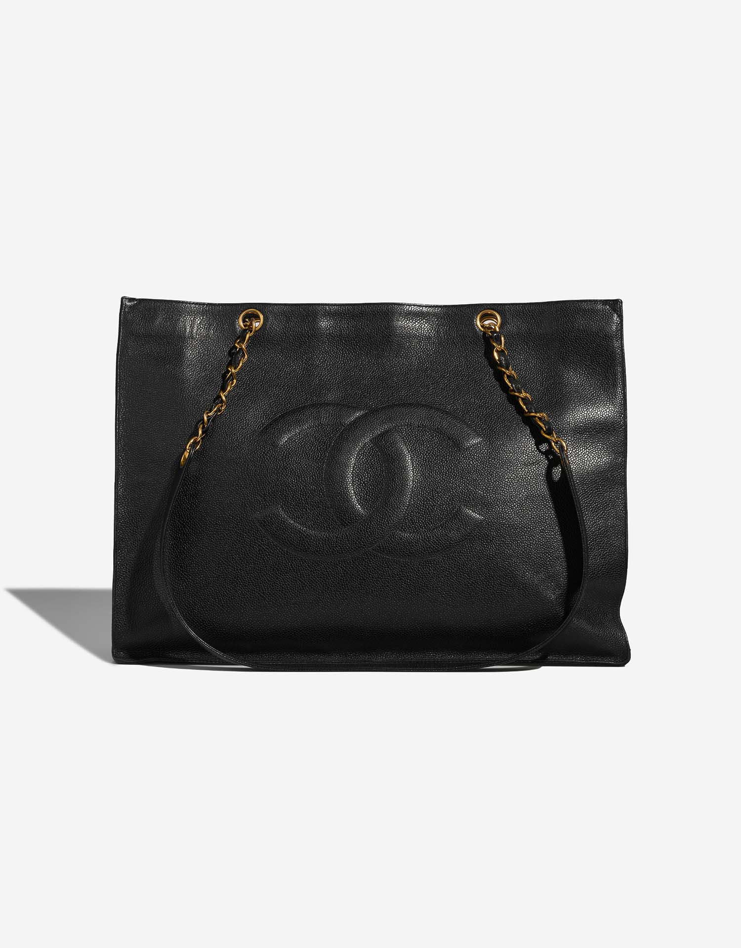 Chanel Shopper große Tasche Caviar-Leder Schwarz SACLÀB