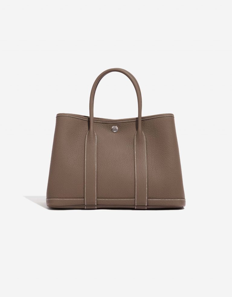 Hermès Garden Party 30 Etoupe Front  | Sell your designer bag on Saclab.com