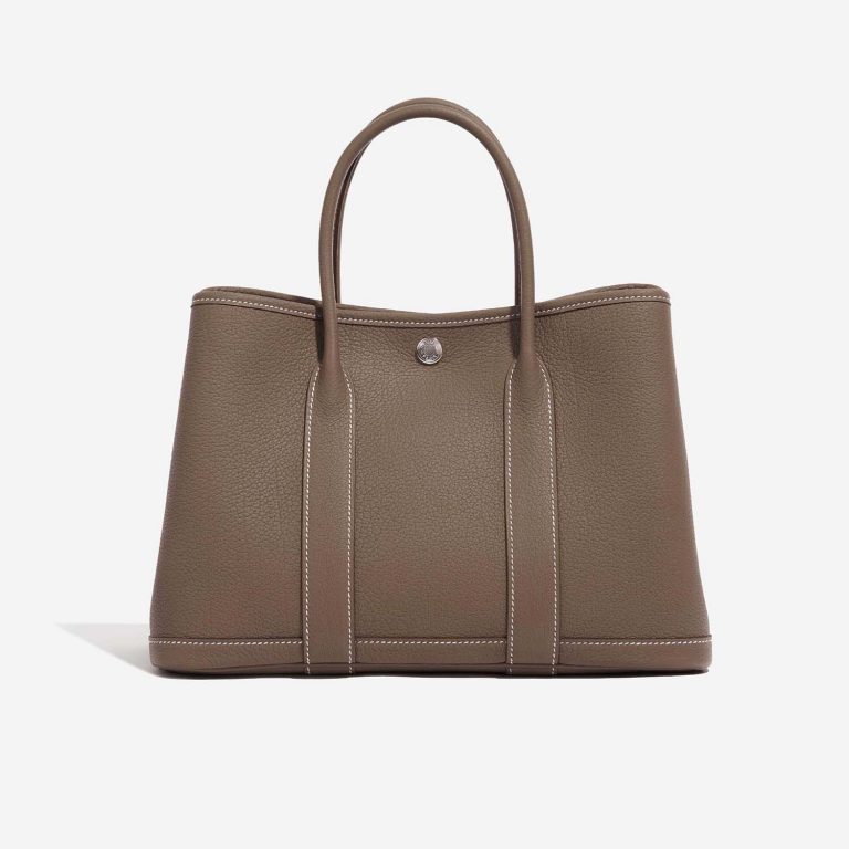 Hermès Garden Party 30 Etoupe Back  | Sell your designer bag on Saclab.com
