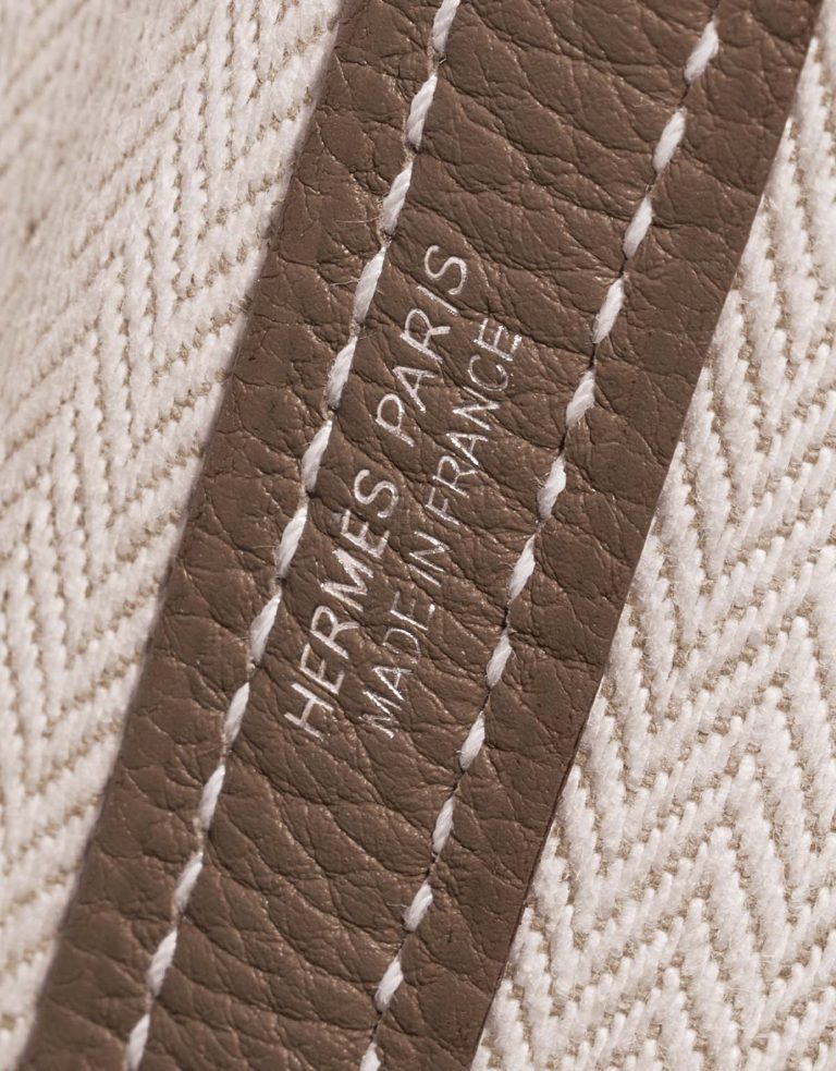 Hermès Garden Party 30 Etoupe Logo  | Sell your designer bag on Saclab.com