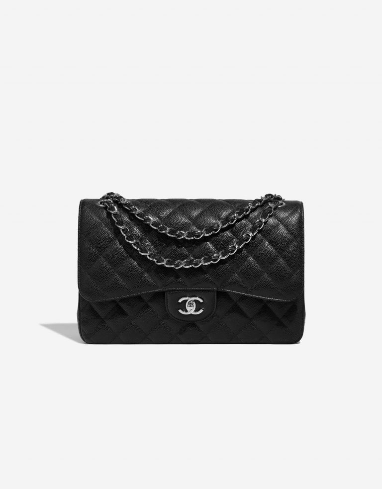 Chanel Timeless Jumbo Black Front  | Sell your designer bag on Saclab.com
