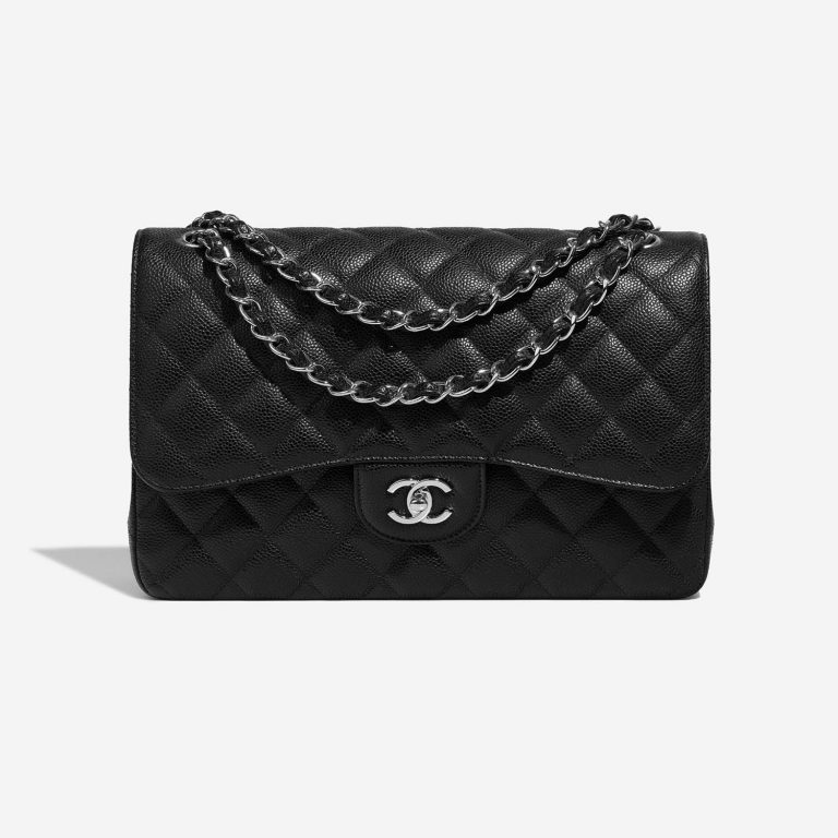Chanel Timeless Jumbo Black Front  | Sell your designer bag on Saclab.com