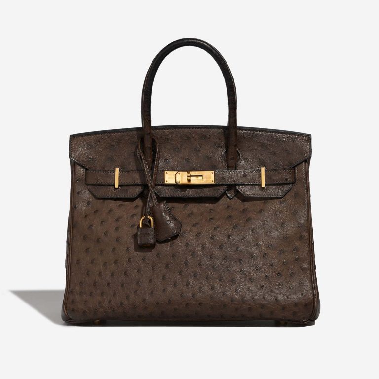 Hermès Birkin 30 Marron Front  | Sell your designer bag on Saclab.com
