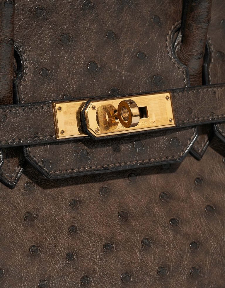 Hermès Birkin 30 Marron Closing System  | Sell your designer bag on Saclab.com