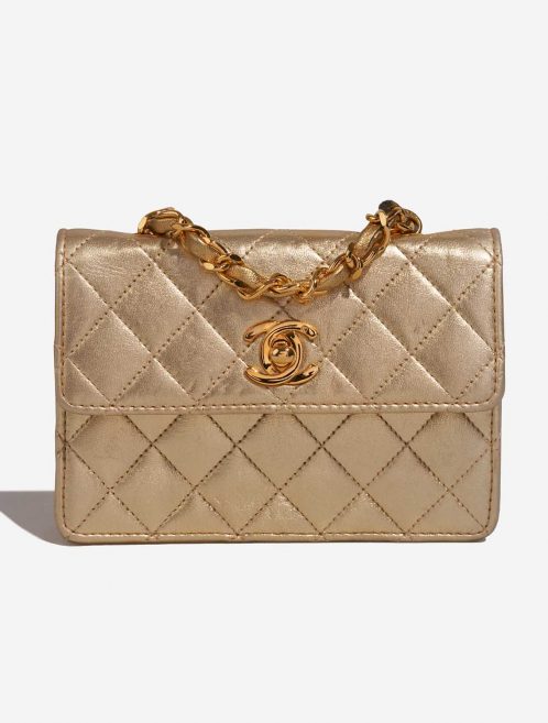 Chanel Timeless ExtraMini Gold Front  | Sell your designer bag on Saclab.com